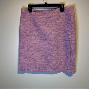 CeCe pink pencil skirt pink tweed fabric size 12